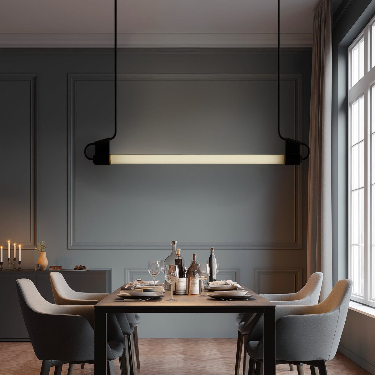 Shibi | Modern LED Chandelier - Detail View #2 | HomeCartel