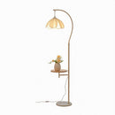 Faylira | Integrated Shelf Floor Lamp