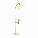 Unelira | Integrated Shelf Floor Lamp