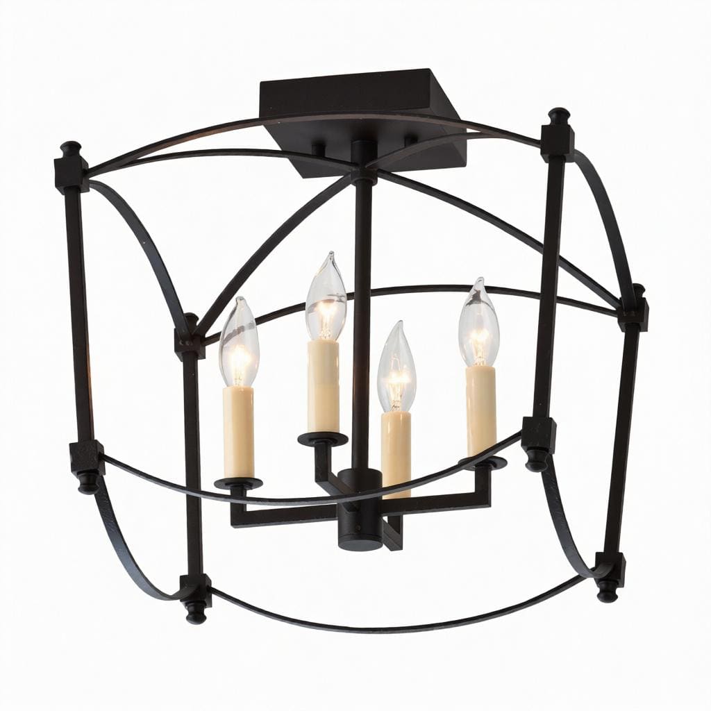 Rivenessa | Semi Flush Mounted Light - Detail View #7 | HomeCartel