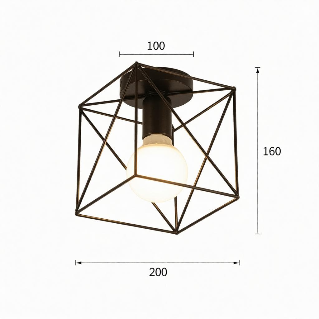 Othryndel | Semi Flush Mounted Light - Detail View #3 | HomeCartel