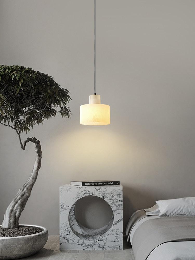 Raelwen | Alabaster Pendant Light - Detail View #2 | HomeCartel