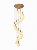 Illumena | Wood Cluster Chandelier