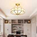Parsh Deux | Semi Flush Mounted Light