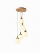 Illumena | Wood Cluster Chandelier