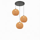 Lunastra 3 | Rattan Cluster Chandelier