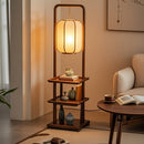 Noventha A | Integrated Shelf Floor Lamp