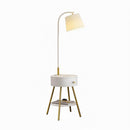 Aesmera A | Integrated Shelf Floor Lamp