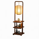 Noventha A | Integrated Shelf Floor Lamp