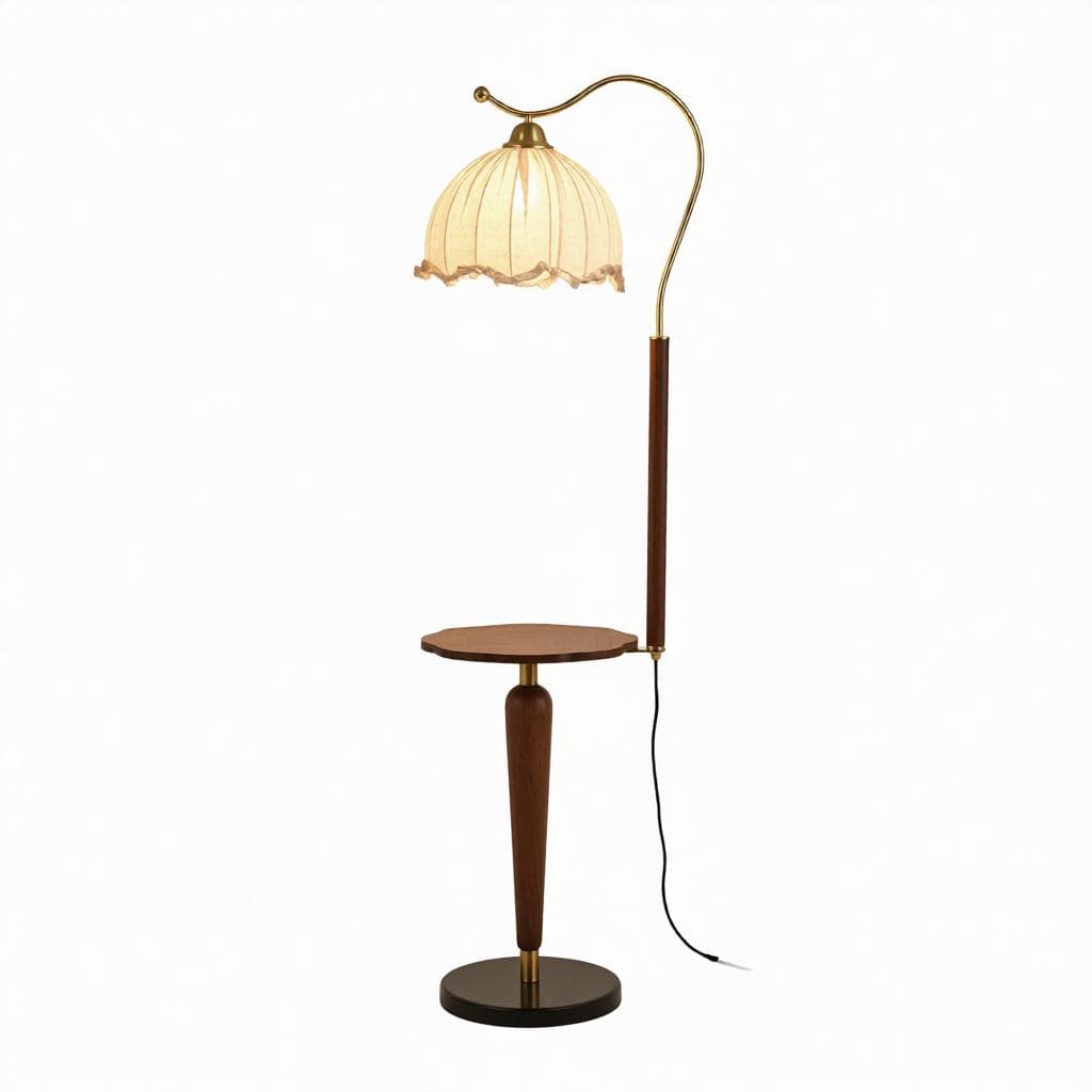 Virellune A | Integrated Shelf Floor Lamp - Detail View #5 | HomeCartel