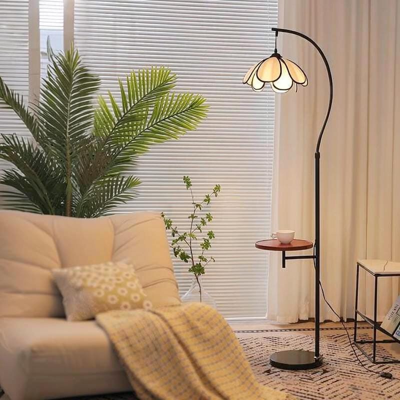 Faylira | Integrated Shelf Floor Lamp - Detail View #2 | HomeCartel