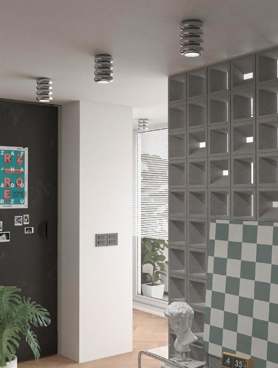 Veyronel B I Ceiling Mounted Light - Detail View #3 | HomeCartel