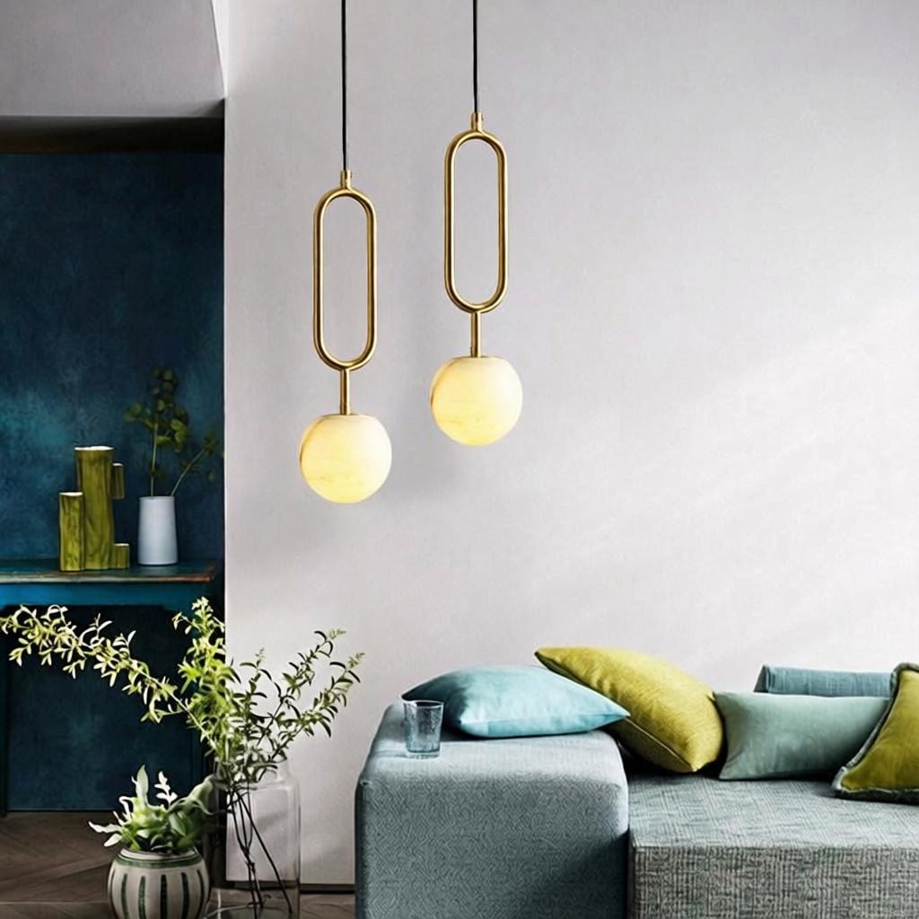 Ulvania Une | Alabaster Pendant Light - Detail View #3 | HomeCartel