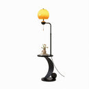 Cresalyn | Integrated Shelf Floor Lamp