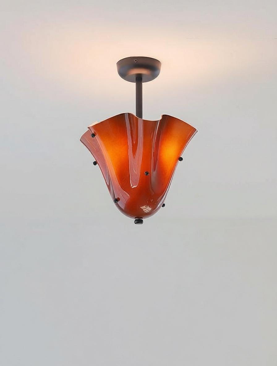 Lyrenveil A I Semi Flush Mounted Light - Detail View #2 | HomeCartel
