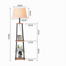 Mavarae | Integrated Shelf Floor Lamp