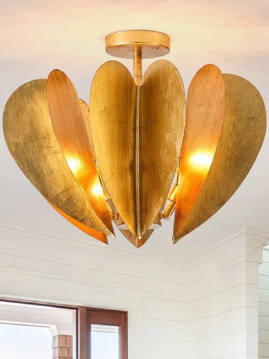 Vynethra | Semi Flush Mounted Light - Detail View #3 | HomeCartel