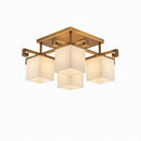 Valnela A | Alabaster Semi Flush Mounted Light