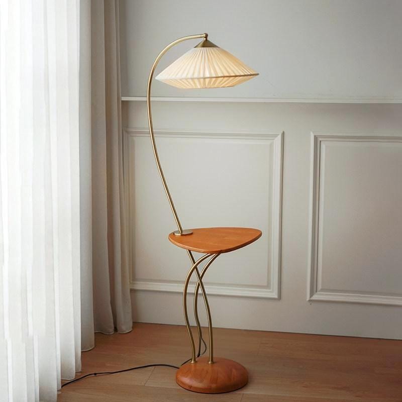 Qirissea | Integrated Shelf Floor Lamp - Detail View #3 | HomeCartel