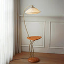 Qirissea | Integrated Shelf Floor Lamp