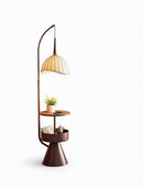Hilessyn | Integrated Shelf Floor Lamp
