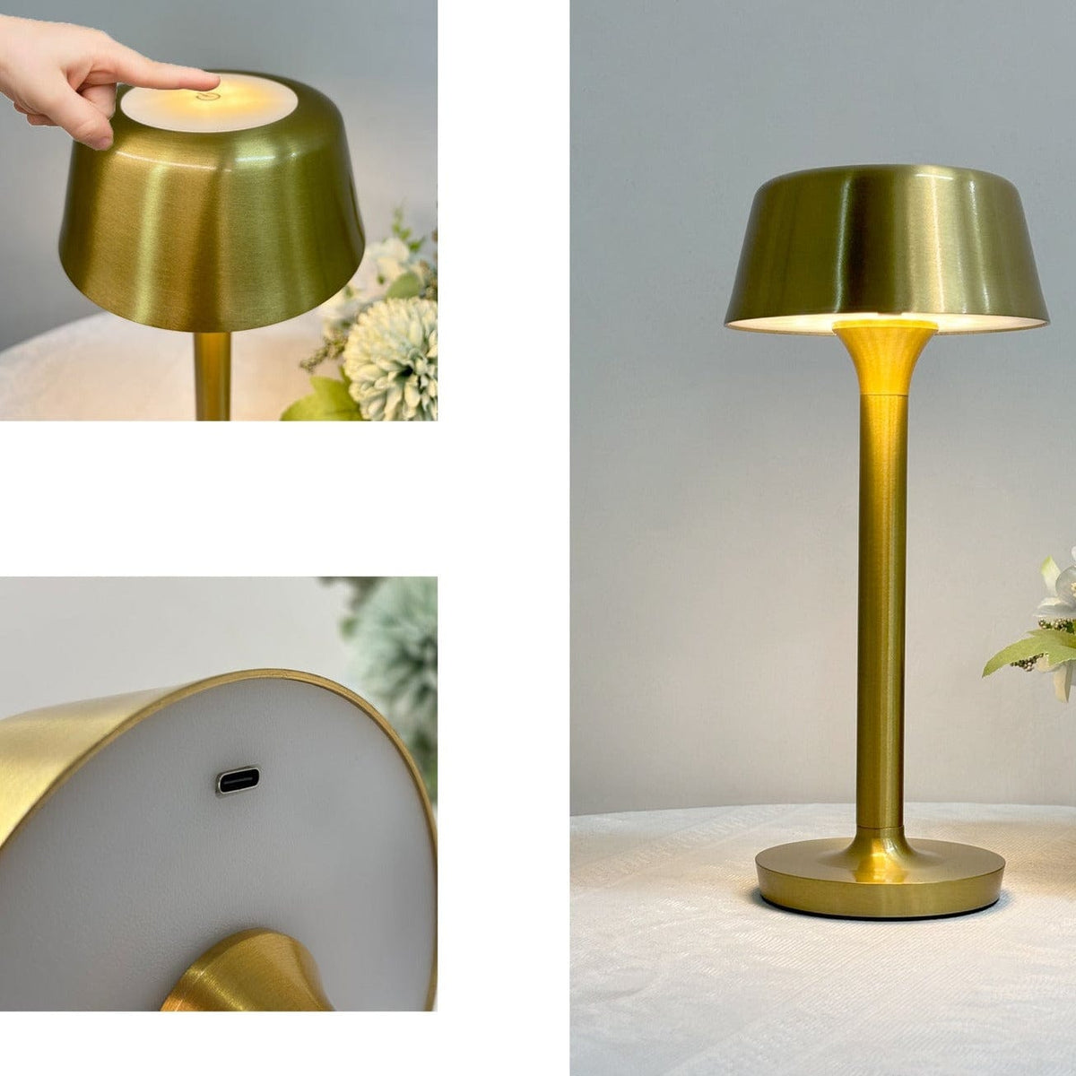 Emevia | Rechargeable Table Lamp - Detail View #4 | HomeCartel