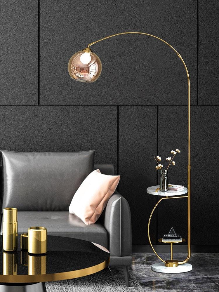 Florelle | Integrated Shelf Floor Lamp - Detail View #3 | HomeCartel