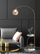 Florelle | Integrated Shelf Floor Lamp