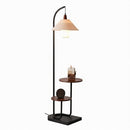 Yalviera | Integrated Shelf Floor Lamp