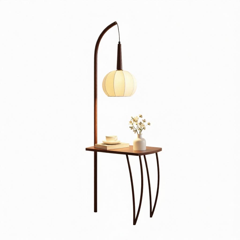 Julethra | Integrated Shelf Floor Lamp - Detail View #6 | HomeCartel