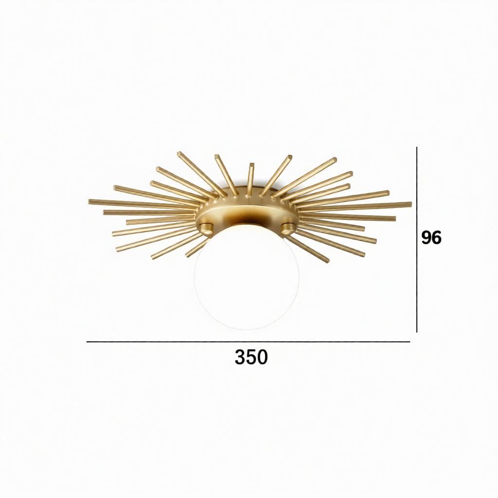 Elrenai | Semi Flush Mounted Light - Detail View #7 | HomeCartel