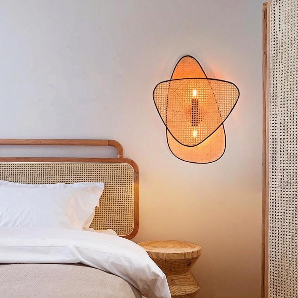 Lurelia A | Rattan Wall Light - Detail View #4 | HomeCartel