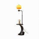 Cresalyn | Integrated Shelf Floor Lamp