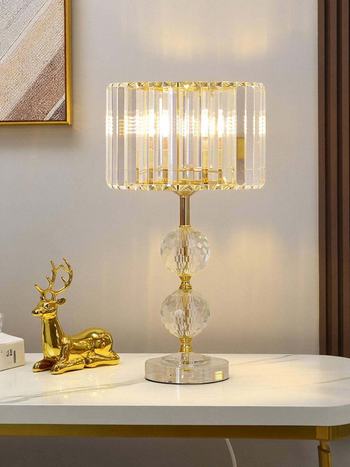 Ildenre Deux I Crystal Table Lamp - Detail View #3 | HomeCartel