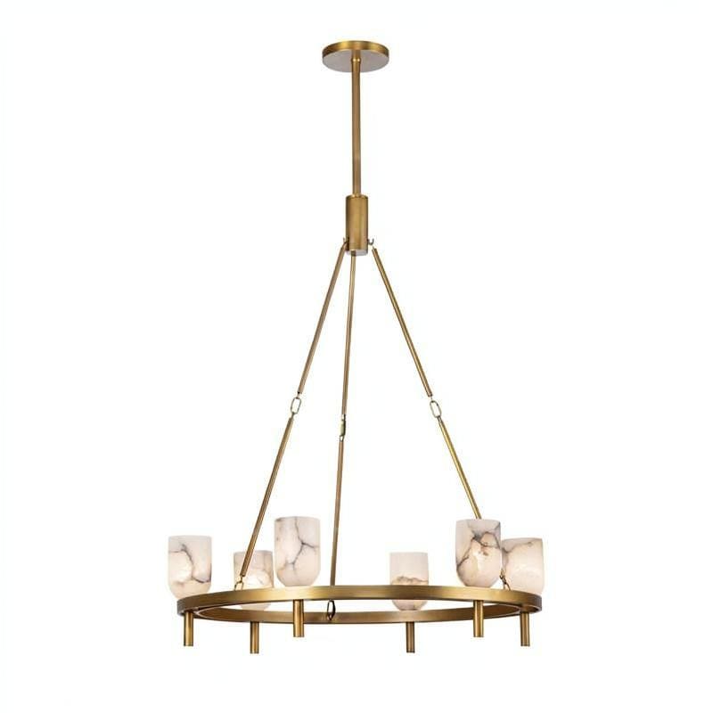 Orranon A | Alabaster Chandelier - Detail View #2 | HomeCartel