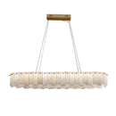Tylindra Trois | Alabaster Linear Chandelier