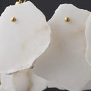 Xenavor E | Alabaster Semi Flush Mounted Light