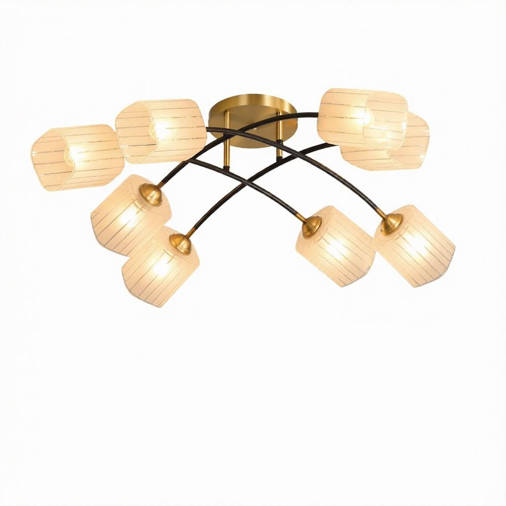 Vierris | Semi Flush Mounted Light