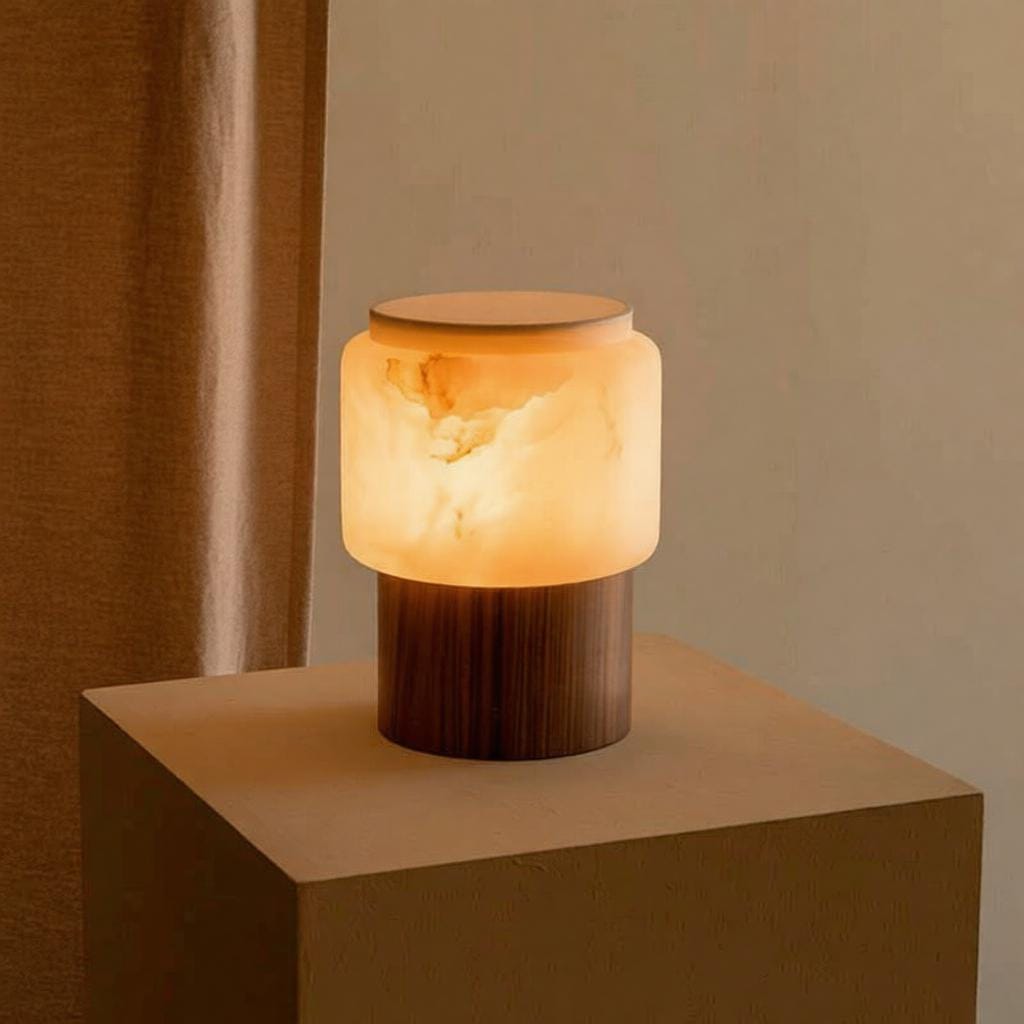 Queldrinrix | Alabaster Table Lamp - Home Cartel ®