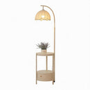 Zynelle B | Integrated Shelf Floor Lamp