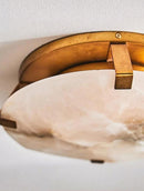 Orvethira | Alabaster Semi Flush Mounted Light