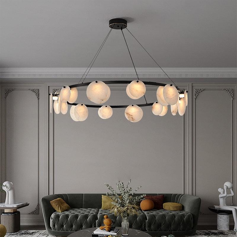 Norvethiel A | Alabaster Chandelier - Detail View #3 | HomeCartel
