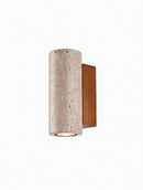 Rylindil | Travertine Wall Light