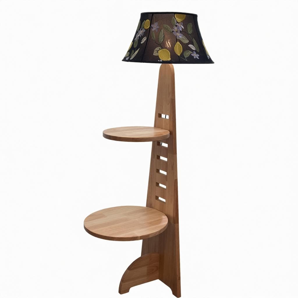Melvarae | Integrated Shelf Floor Lamp - Detail View #9 | HomeCartel