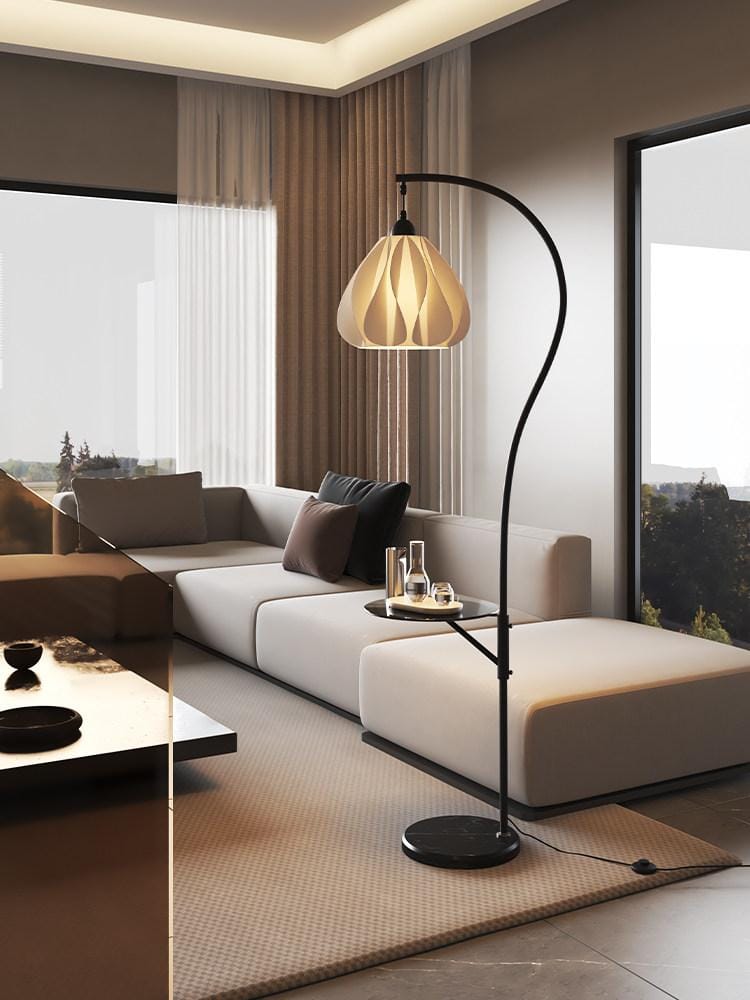 Resendra | Integrated Shelf Floor Lamp - Detail View #4 | HomeCartel