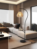 Resendra | Integrated Shelf Floor Lamp