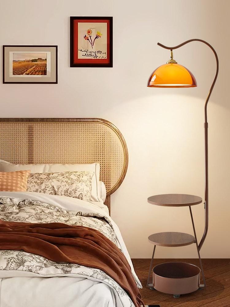 Ylivora A | Integrated Shelf Floor Lamp - Detail View #2 | HomeCartel