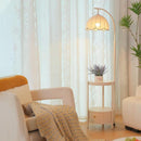 Zynelle B | Integrated Shelf Floor Lamp