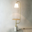 Elaneth B | Integrated Shelf Floor Lamp