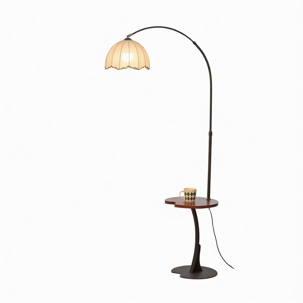 Ilyandra Eins | Integrated Shelf Floor Lamp